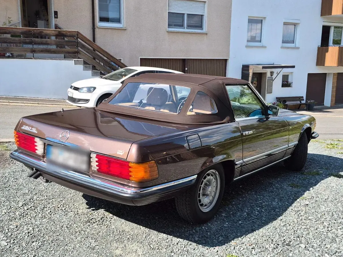 Gebraucht Mercedes SL280 185 PS (136 kW) 1983 Braun Cabrio