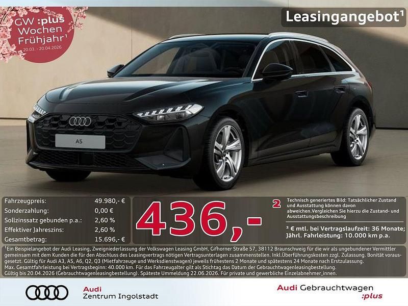 Gebraucht Audi A5 Ambiente 204 PS (150 kW) 2025 Mythosschwarz metallic Kombi