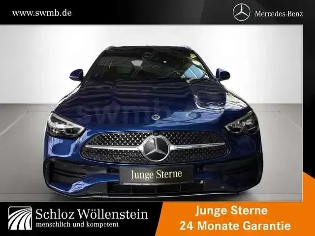 Gebraucht Mercedes C220 AMG 200 PS (147 kW) 2022 Blau Kombi