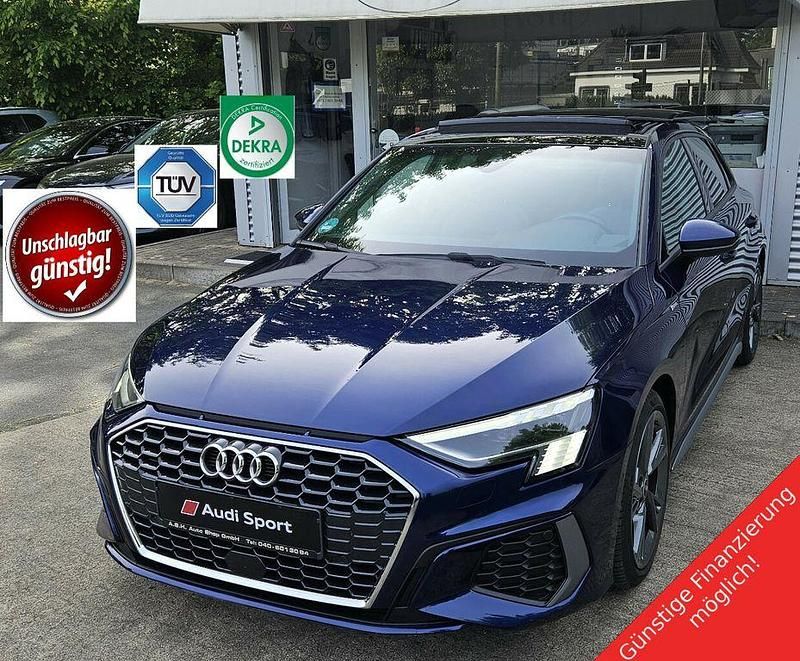 Blau Gebraucht 2021 Audi A3 S-Line Limousine | 29.950 € (Etwas zu teuer) - Bild 1/4