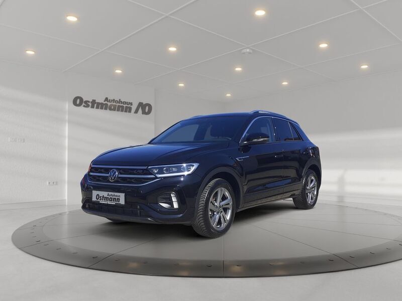 Schwarz Gebraucht 2024 VW T-Roc R-line SUV | 31.990 € (Fairer Preis) - Bild 1/4