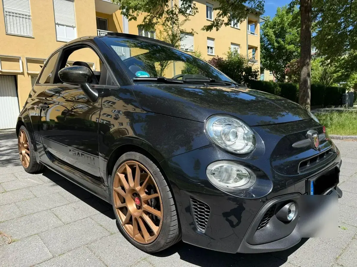 Gebraucht Abarth 595C Competizione 179 PS (131 kW) 2017 Schwarz Cabrio