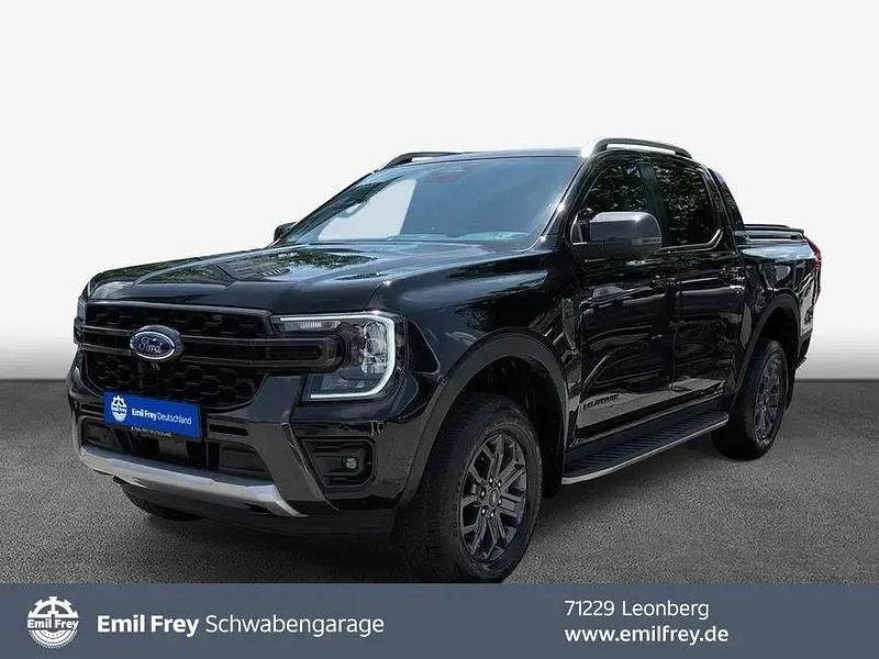 Schwarz Gebraucht 2023 Ford Ranger Wildtrack Abholung | 46.750 € (Teuer) - Bild 1/4