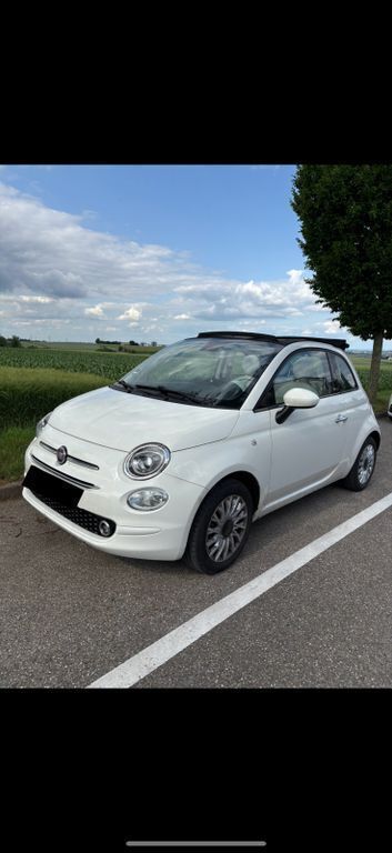 Weiß Gebraucht 2018 Fiat 500C Lounge Cabrio | 11.000 € (Fairer Preis) - Bild 1/4