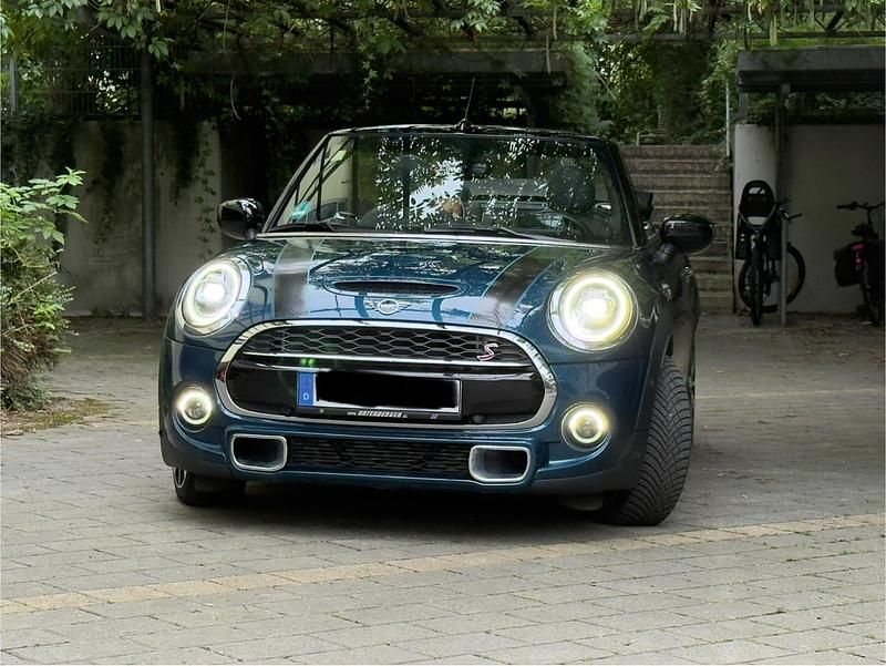 Blau Gebraucht 2021 Mini Cooper S Cabriolet Cabrio | 28.500 € (Fairer Preis) - Bild 1/4