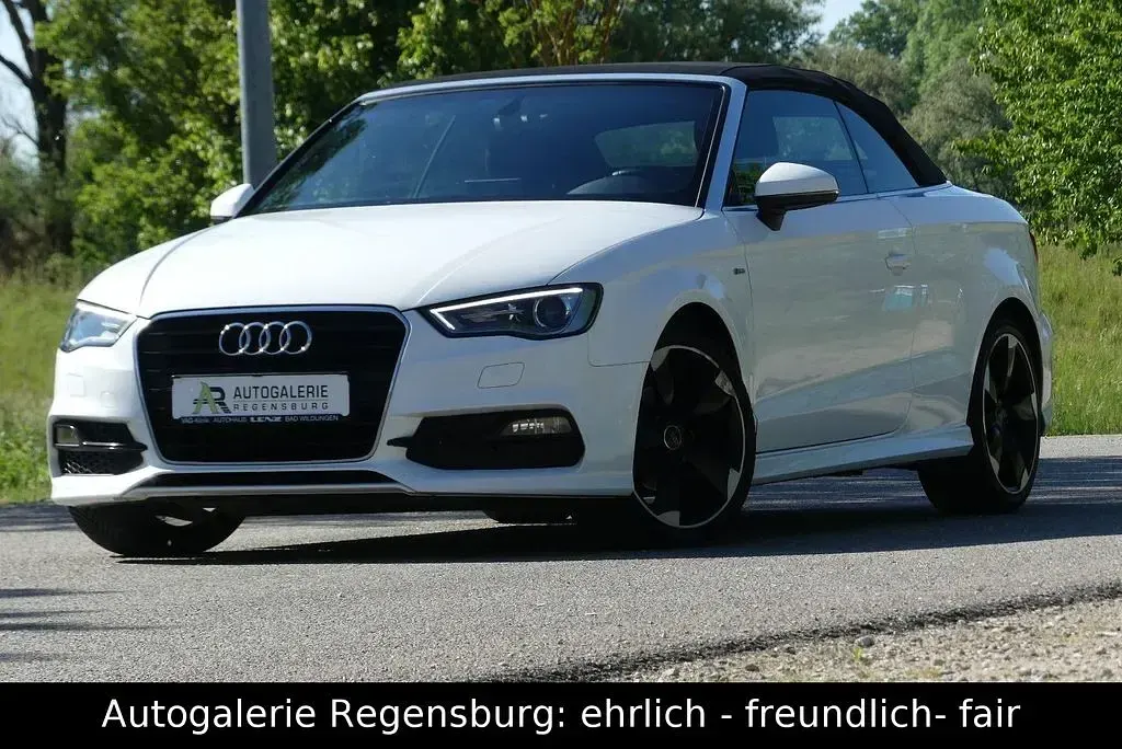 Gebraucht Audi A3 Cabriolet S-Line 125 PS (91 kW) 2016 Weiß Cabrio