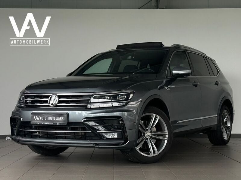 Grau Gebraucht 2019 VW Tiguan Allspace R-line SUV | 25.890 € (Fairer Preis) - Bild 1/4