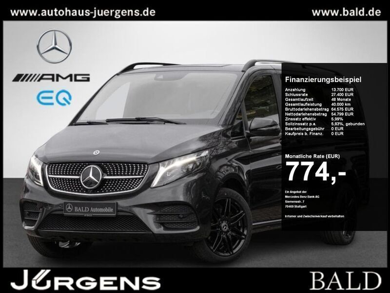 Graphitgrau metallic Gebraucht 2023 Mercedes V300 Avantgarde Van / Kleinbus | 68.499 € (Teuer) - Bild 1/4