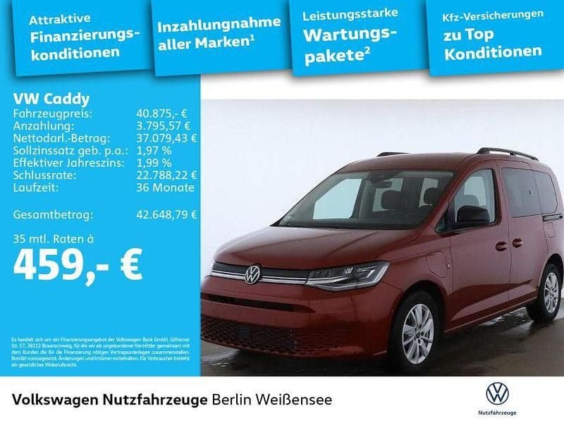 Gebraucht VW Caddy Life 150 PS (110 kW) 2025 Fortanarot metallic Van / Kleinbus