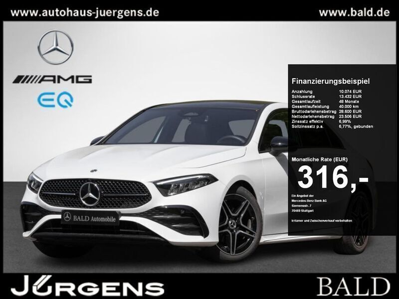 Digitalweiss Gebraucht 2024 Mercedes A200 AMG Limousine | 35.880 € (Etwas zu teuer) - Bild 1/2
