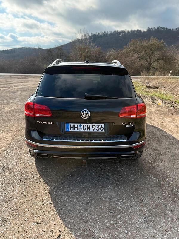 Gebraucht VW Touareg R-line 262 PS (192 kW) 2015 Schwarz SUV