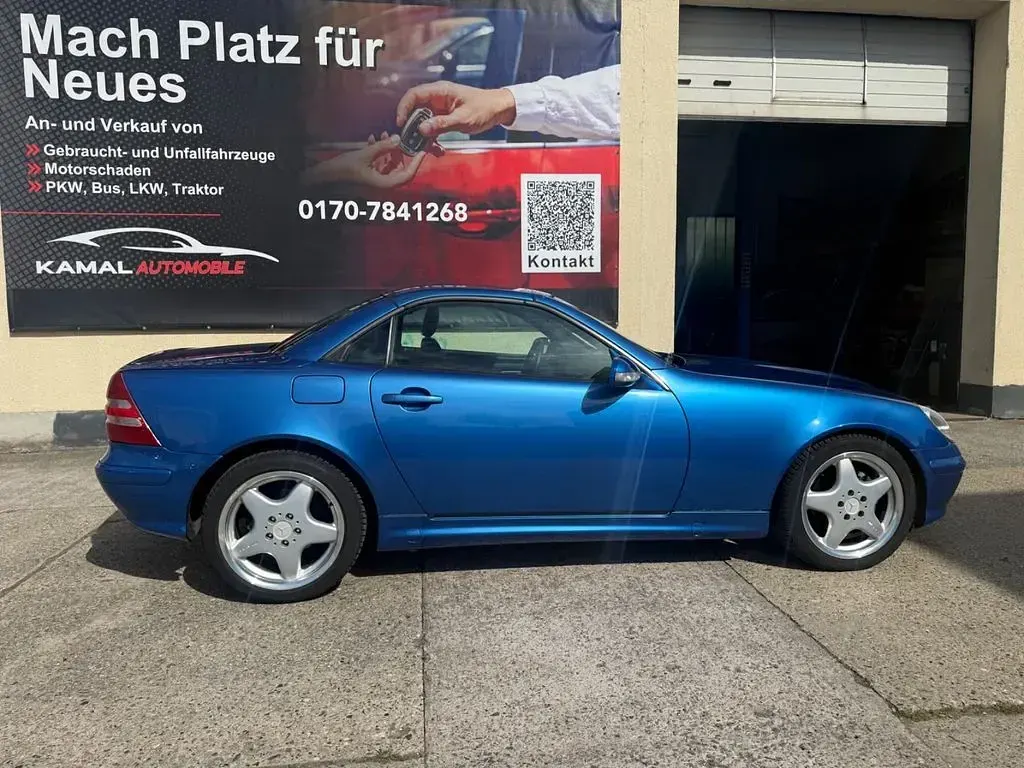 Gebraucht Mercedes SLK230 Edition 197 PS (144 kW) 2000 Blau Cabrio