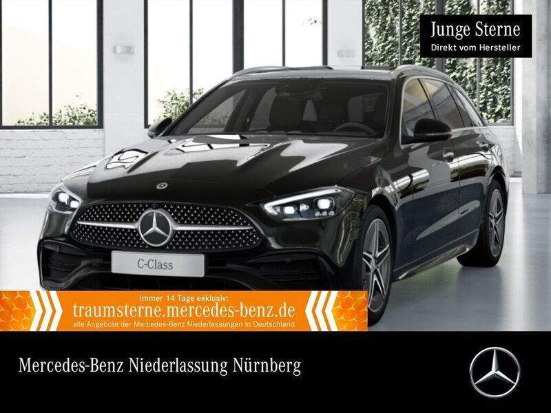 Obsidianschwarz Gebraucht 2022 Mercedes C300e AMG Kombi | 40.890 € (Etwas zu teuer) - Bild 1/4