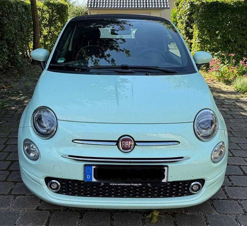 Grün Gebraucht 2019 Fiat 500C Lounge Cabrio | 9.900 € (Fairer Preis) - Bild 1/4