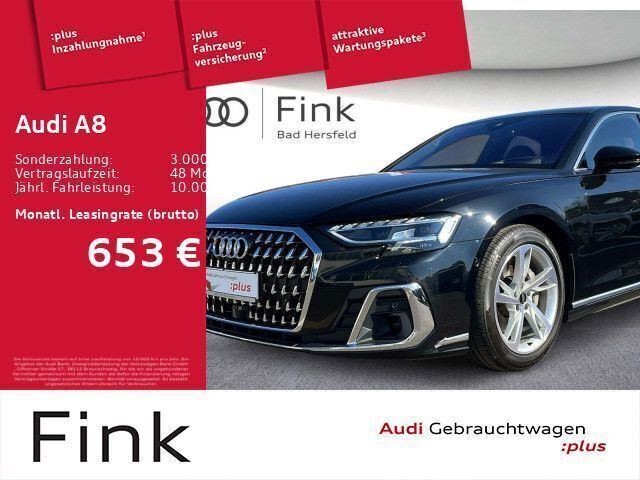 Mythosschwarz metallic Gebraucht 2024 Audi A8 Ambiente Limousine | 66.950 € (Guter Preis) - Bild 1/4