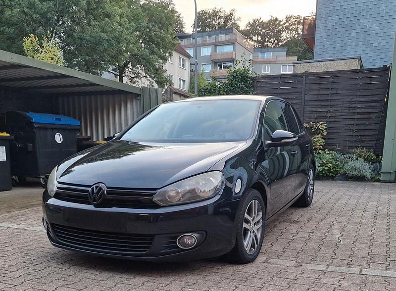 Gebraucht VW Golf VI Trendline 80 PS (58 kW) 2009 Schwarz Kleinwagen