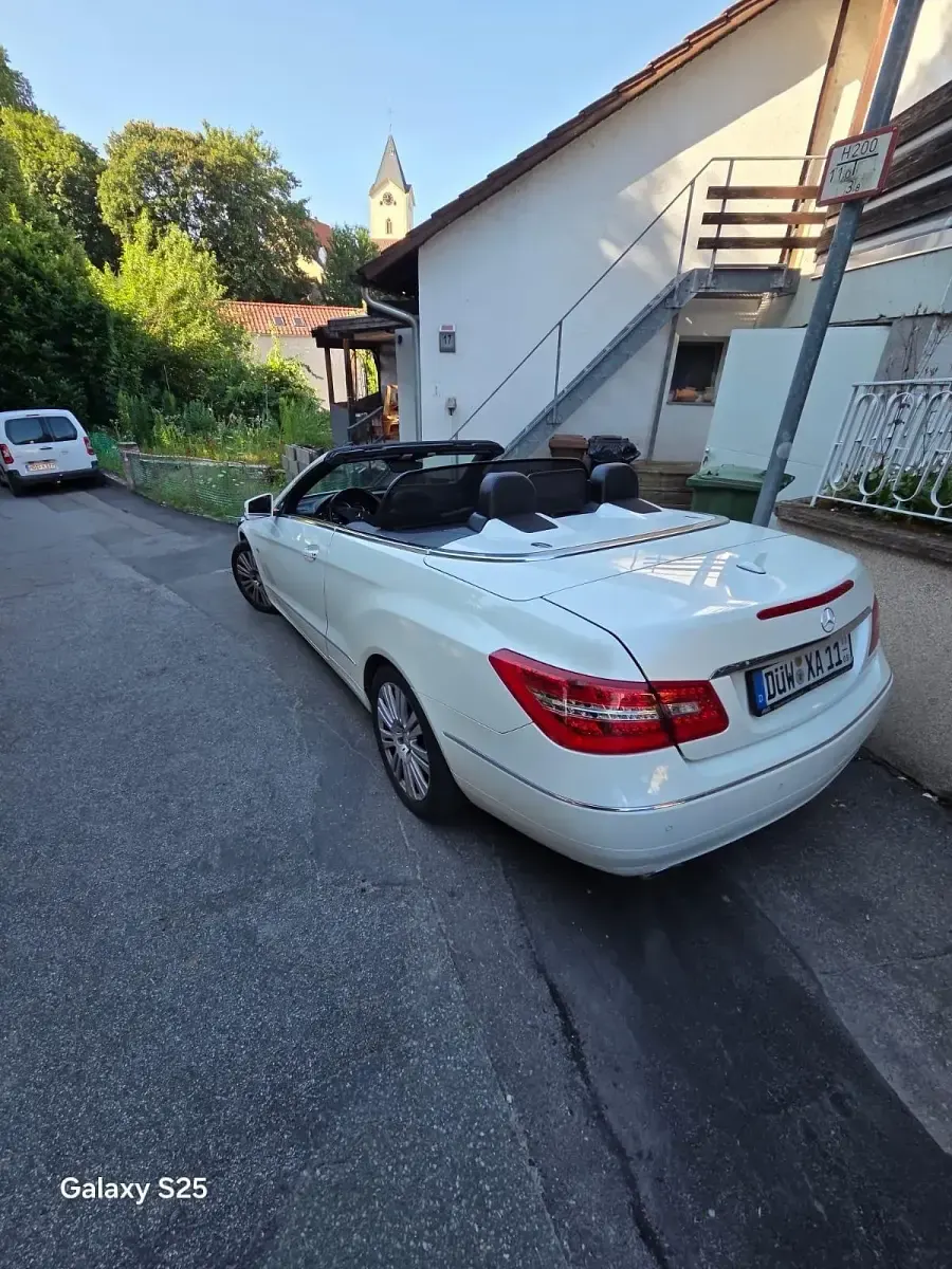 Gebraucht Mercedes E350 231 PS (169 kW) 2010 Weiß Cabrio