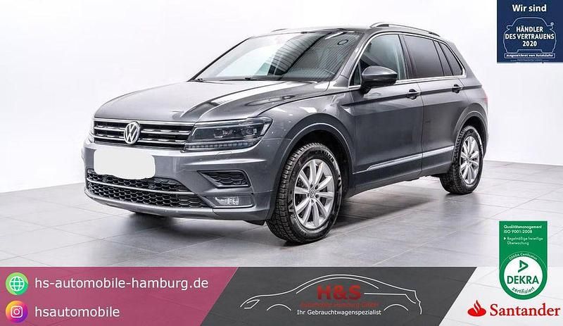 Indiumgrau Gebraucht 2017 VW Tiguan Highline SUV | 23.900 € (Teuer) - Bild 1/4