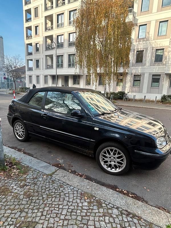 Blau Gebraucht 2000 VW Golf Cabriolet Cabrio | 1.699 € (Fairer Preis) - Bild 1/4