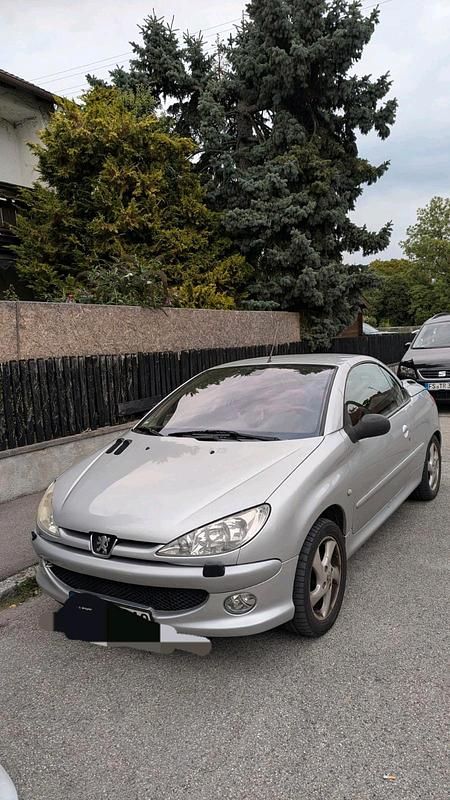 Silber Gebraucht 2004 Peugeot 206 CC Cabrio | 600 € (Superpreis) - Bild 1/3