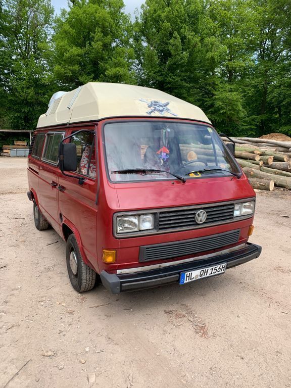 Rot Gebraucht 1986 VW T3 Van | 11.000 € - Bild 1/4