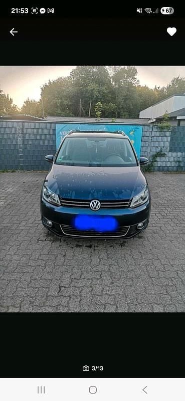 Gebraucht VW Touran 2010 Blau Van / Kleinbus