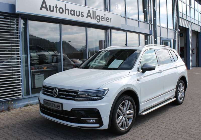 Pure white Gebraucht 2021 VW Tiguan Allspace SUV | 35.990 € (Guter Preis) - Bild 1/4