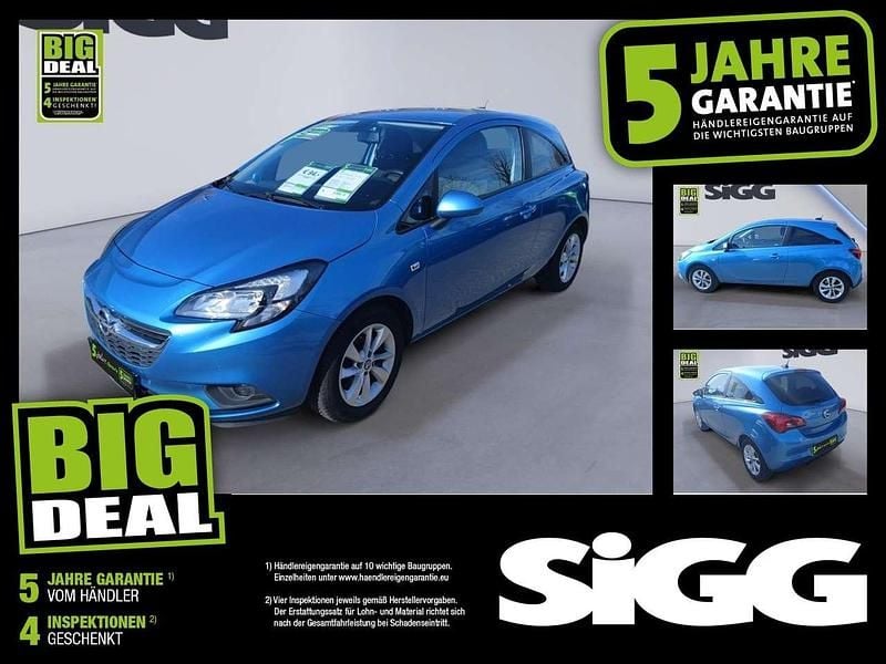 Gebraucht Opel Corsa 101 PS (74 kW) 2018 Arktis blau Kleinwagen