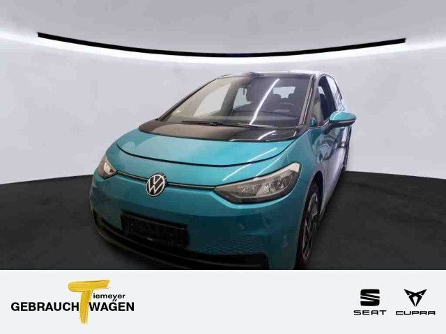 Blau Gebraucht 2023 VW ID.3 Pro Performance Kleinwagen | 24.880 € (Guter Preis) - Bild 1/4