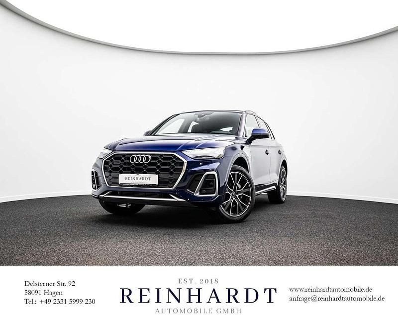 Navarrablau metallic Gebraucht 2021 Audi Q5 S-Line SUV | 38.235 € (Guter Preis) - Bild 1/3