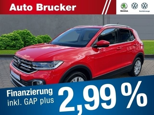 Rot Gebraucht 2021 VW T-Cross Style SUV | 20.916 € (Guter Preis) - Bild 1/4