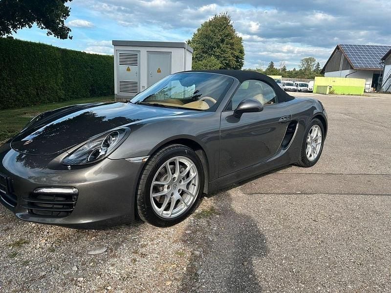 Grau Gebraucht 2013 Porsche Boxster Cabrio | 27.900 € (Superpreis) - Bild 1/4
