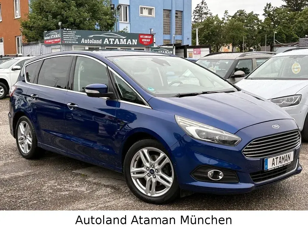 Gebraucht Ford S-MAX Titanium 179 PS (131 kW) 2016 Blau Van / Kleinbus