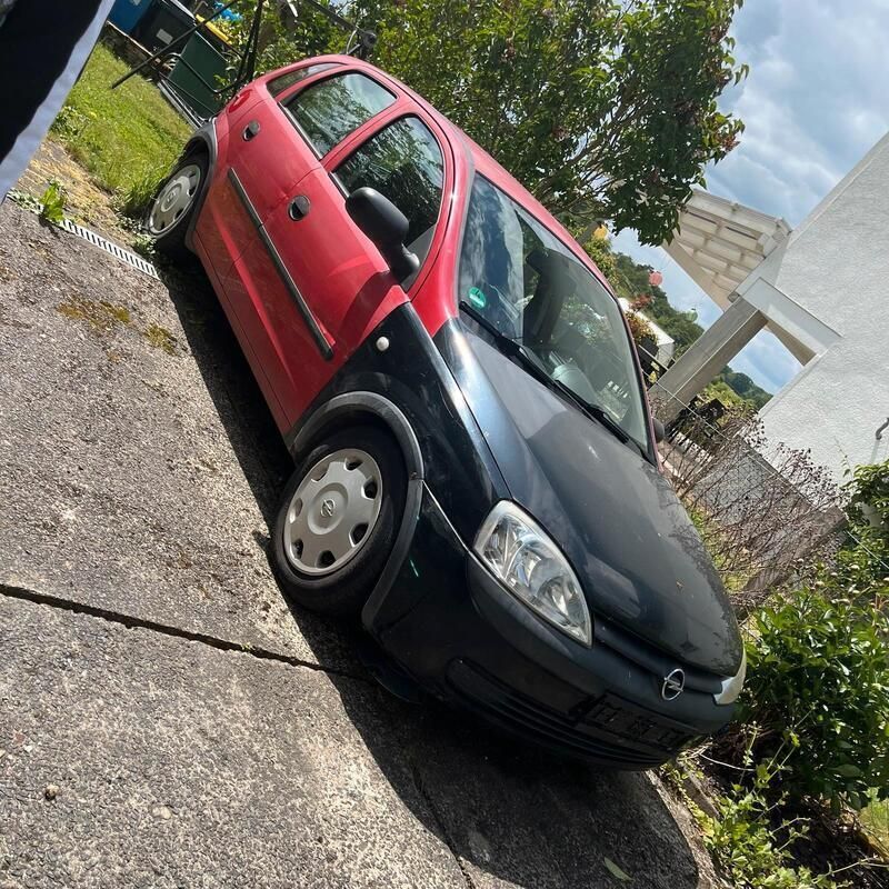 Rot Gebraucht 2002 Opel Corsa Kleinwagen | 450 € (Superpreis) - Bild 1/4