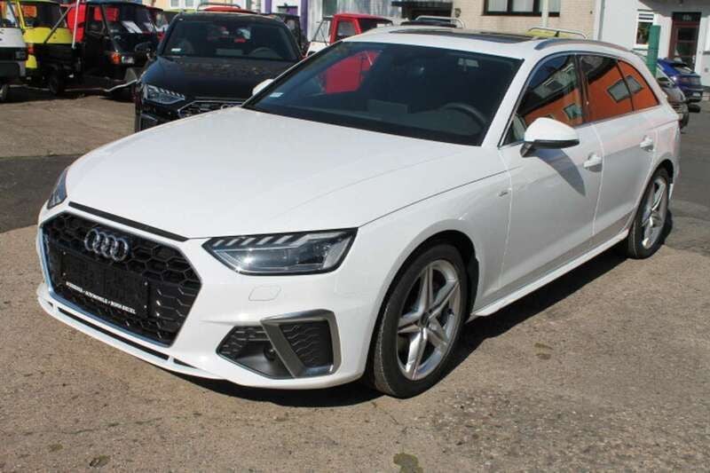 Weiss Gebraucht 2023 Audi A4 S-Line Kombi | 43.950 € (Teuer) - Bild 1/4