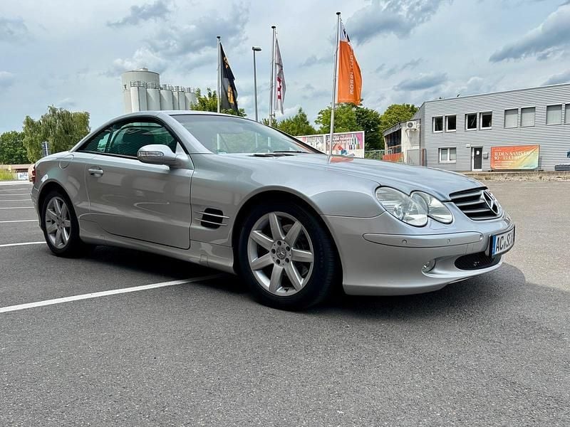 Silber Gebraucht 2003 Mercedes SL350 Cabrio | 15.500 € (Fairer Preis) - Bild 1/4