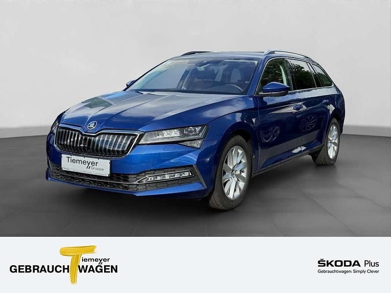 Blau Gebraucht 2022 Skoda Superb Style Kombi | 27.880 € (Fairer Preis) - Bild 1/4