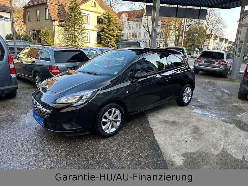 Gebraucht Opel Corsa 90 PS (66 kW) 2018 Schwarz Kleinwagen