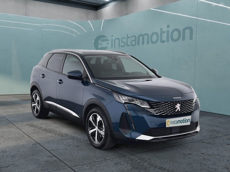 Blau Gebraucht 2021 Peugeot 3008 Allure Limousine | 23.770 € (Guter Preis) - Bild 1/3