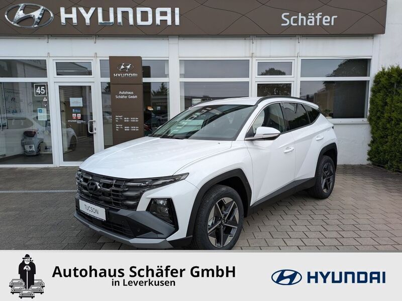 Weiss Neu 2025 Hyundai Tucson Trend SUV | 38.998 € (Fairer Preis) - Bild 1/4
