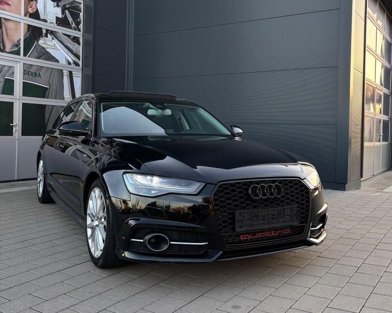 Schwarz Gebraucht 2015 Audi A6 S-Line Kombi | 17.800 € (Guter Preis) - Bild 1/4