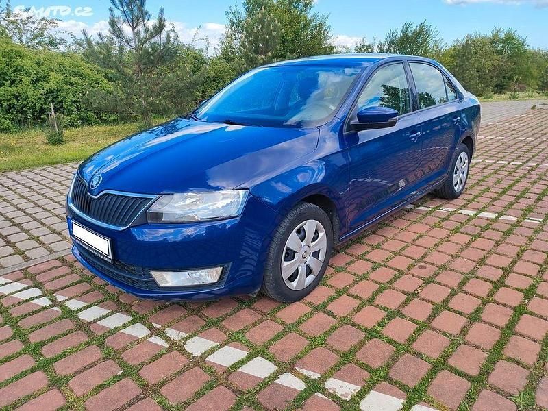 Blau Gebraucht 2017 Skoda Rapid Ambition Limousine | 5.290 € (Fairer Preis) - Bild 1/4