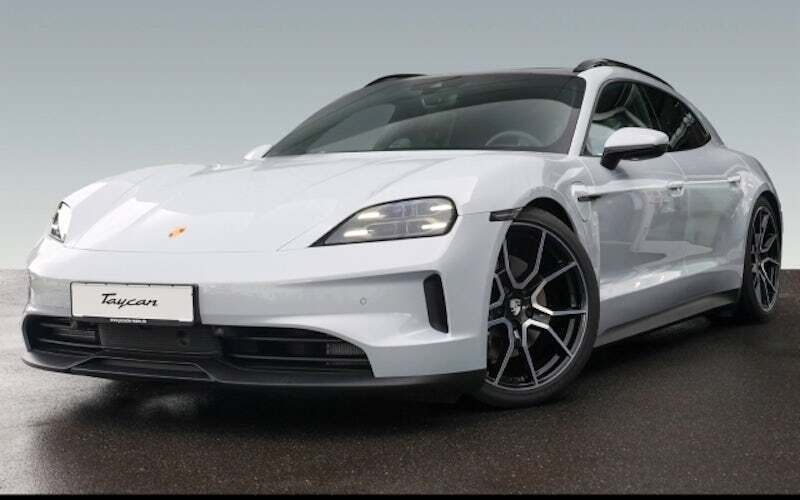 Grau Neu 2024 Porsche Taycan Sport Turismo Limousine | 131.055 € (Superpreis) - Bild 1/4