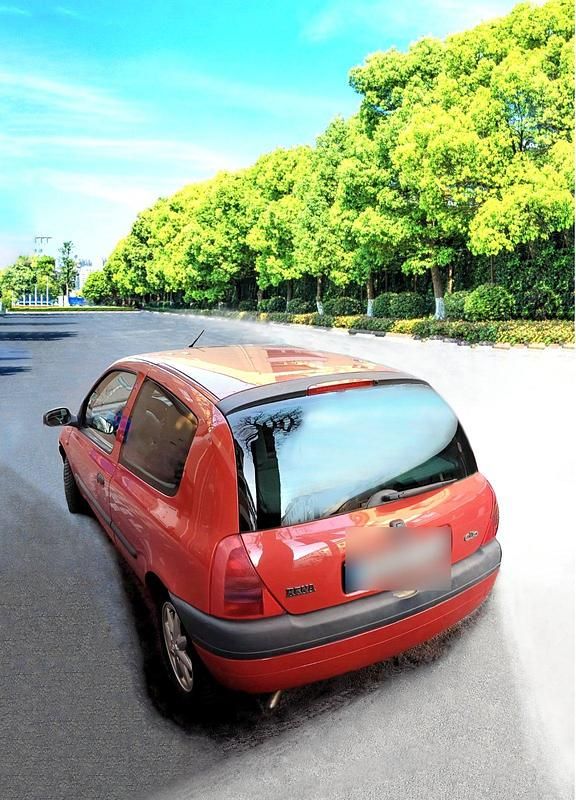 Gebraucht Renault Clio II 90 PS (66 kW) 1998 Rot Kleinwagen