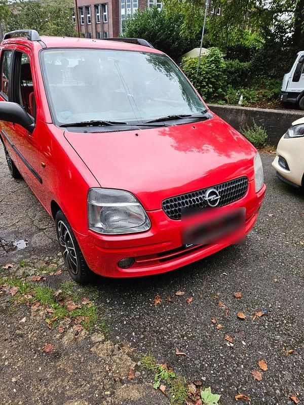 Rot Gebraucht 2002 Opel Agila Kleinwagen | 1.500 € (Etwas zu teuer) - Bild 1/4