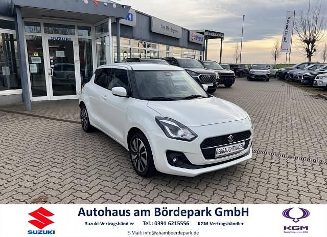 Weiß Gebraucht 2019 Suzuki Swift Comfort+ Kleinwagen | 15.980 € (Fairer Preis) - Bild 1/4