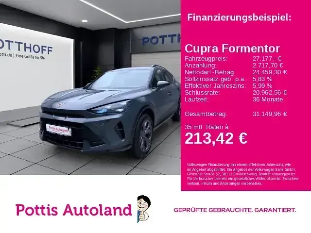 Gebraucht Cupra Formentor 150 PS (110 kW) 2025 SUV