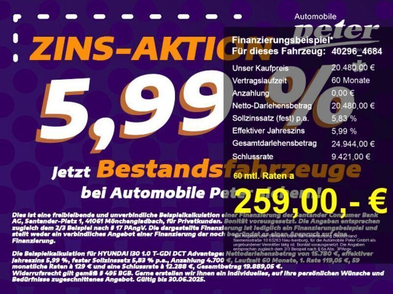 Atlas white Gebraucht 2024 Hyundai i30 Limousine | 20.479 € (Guter Preis) - Bild 1/4