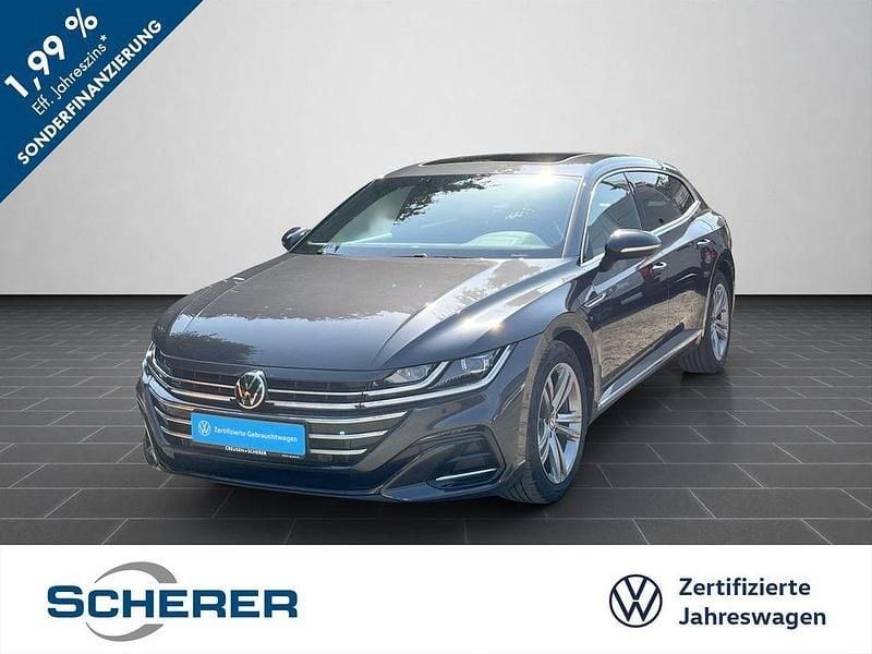 Grau (metallic) Gebraucht 2023 VW Arteon R-line Limousine | 33.900 € (Fairer Preis) - Bild 1/4