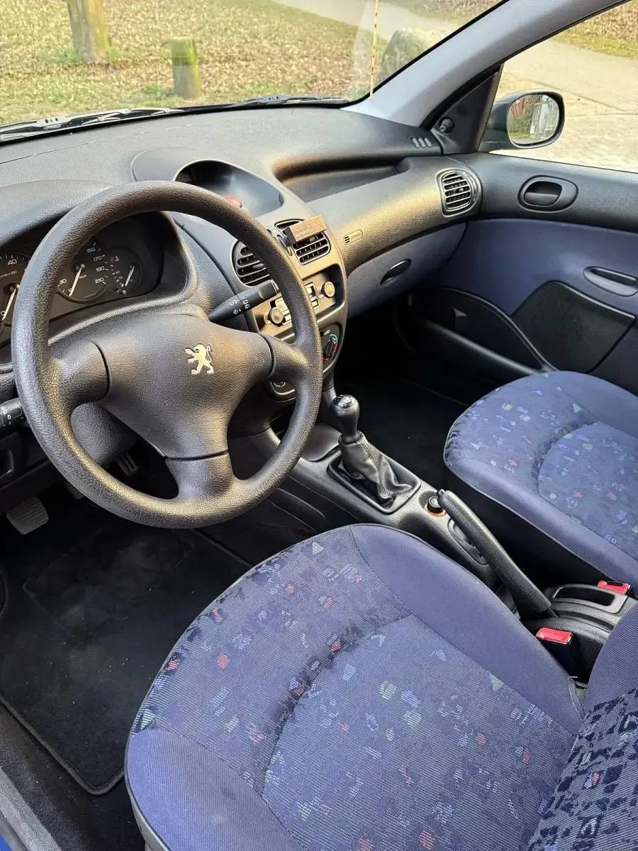 Gebraucht Peugeot 206 75 PS (55 kW) 1999 Blau Kleinwagen